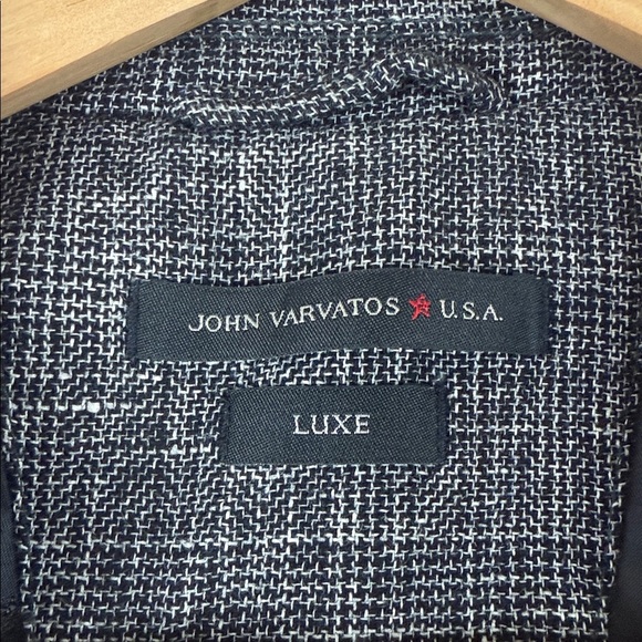 John Varvatos Charcoal Textured Blazer Size 34 - Picture 3 of 12